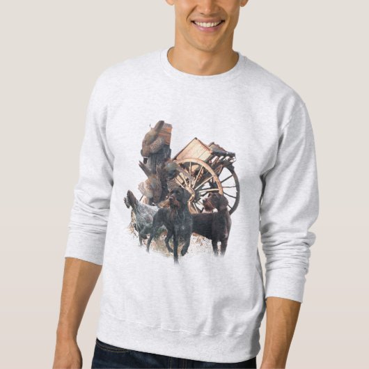 Sweatshirt Pointer à poil dur allemand (Devant)