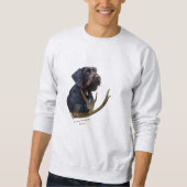 Sweatshirt Pointer à poil dur allemand (Devant)
