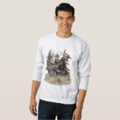 Sweatshirt Pointer à poil dur allemand (Devant entier)