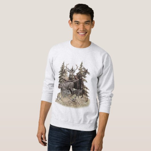 Sweatshirt Pointer à poil dur allemand (Devant entier)