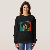 Sweatshirt Pointer Design Vintage German Shorthaired Pointer  (Devant entier)