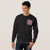 Sweatshirt Points jaunes sur fond violet STaylor (Devant entier)