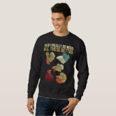 Sweatshirt Poisson Aquarium Poisson Addiction Betta Poisson (Devant entier)