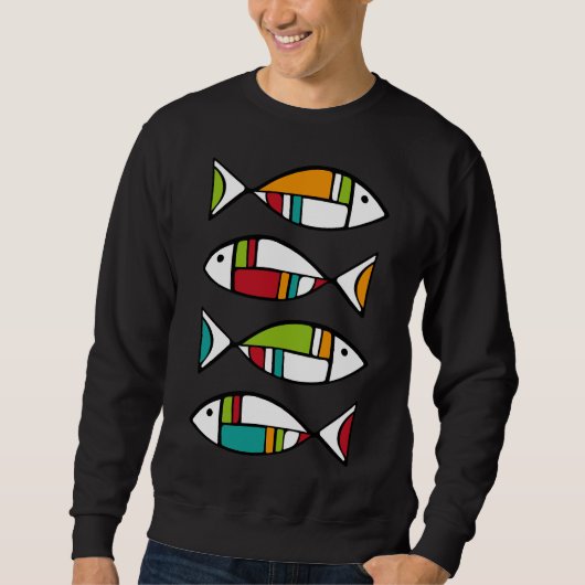 Sweatshirt Poisson Art 657 (Devant)