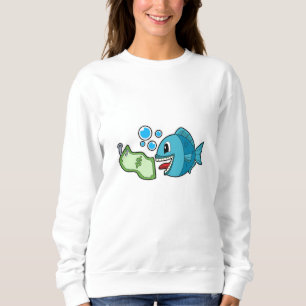 Sweatshirt Poisson avec billet de banque