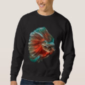 Sweatshirt Poisson Betta de Siamese (Devant)