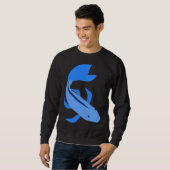 Sweatshirt Poisson bleu 541 (Devant entier)
