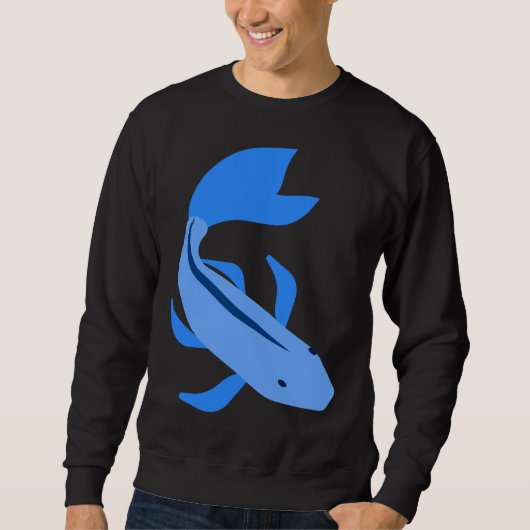 Sweatshirt Poisson bleu 541 (Devant)