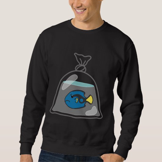 Sweatshirt Poisson bleu Tang (Devant)