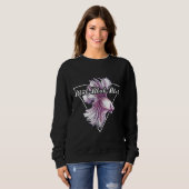 Sweatshirt Poisson Blub Blub Siamese Poisson de combat (Devant entier)