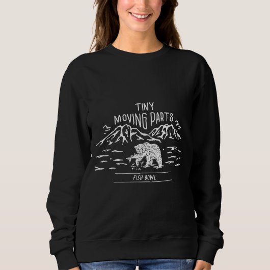 Sweatshirt Poisson bol pour pièces détachées minuscules (Devant)