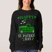 Sweatshirt Poisson Buffalo Plaid Camion vert Orca Fish St Pat (Devant)