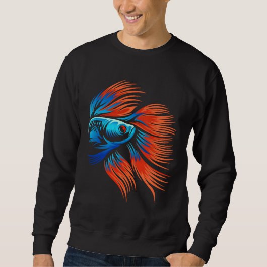 Sweatshirt Poisson classique (Devant)