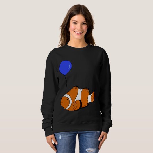 Sweatshirt Poisson clown (Devant entier)