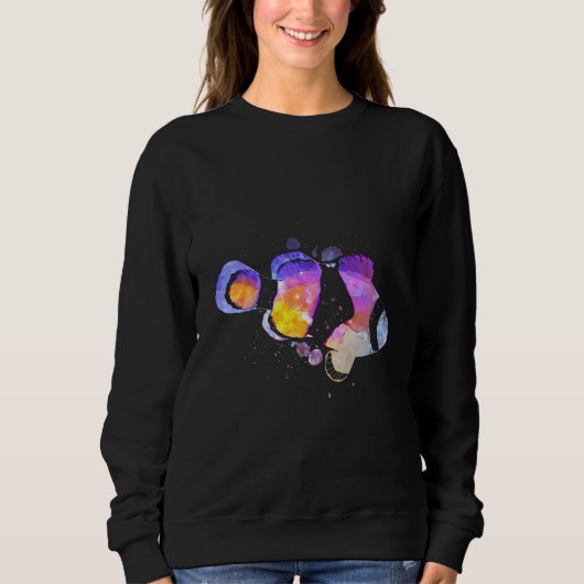 Sweatshirt Poisson clown 99 (Devant)