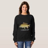 Sweatshirt Poisson de gibier à carpe d'eau douce (Devant entier)