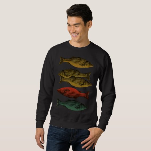 Sweatshirt Poisson Deux poissons (Devant entier)