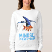 Sweatshirt "Poisson d'or à menton de requin - Motivation insp (Devant)