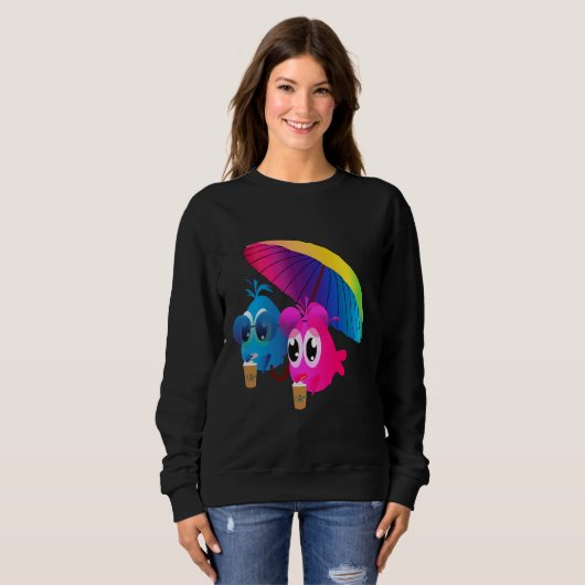 Sweatshirt Poisson duple (Devant entier)