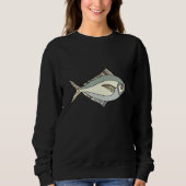 Sweatshirt Poisson Et Pêche (Devant)