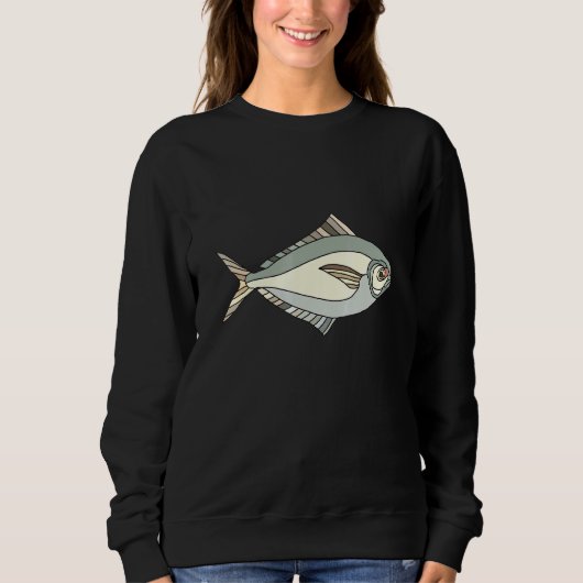 Sweatshirt Poisson Et Pêche (Devant)