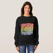 Sweatshirt Poisson Iris Poisson Coloré (Devant entier)