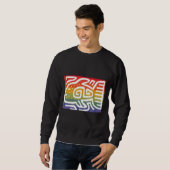 Sweatshirt Poisson Iris Poisson Coloré (Devant entier)