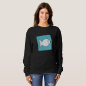 Sweatshirt Poisson juste flux (Devant entier)