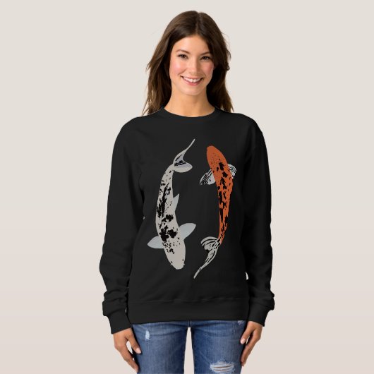 Sweatshirt Poisson Koi 845 (Devant entier)
