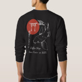Sweatshirt Poisson Koï personnalisé inspiré de l'Asie (Dos)