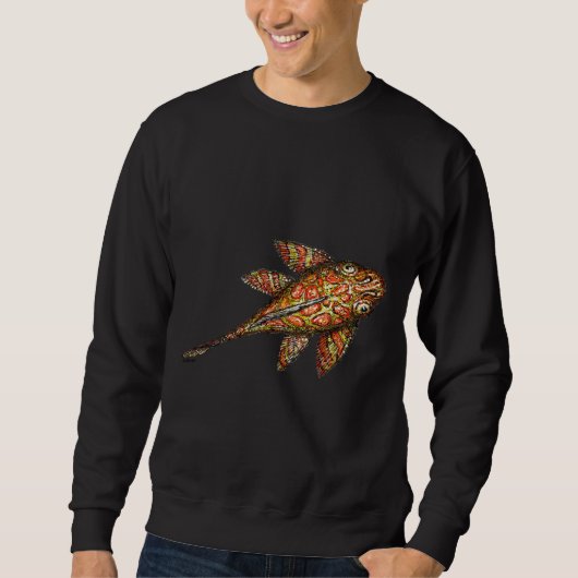 Sweatshirt Poisson Pleco (Devant)