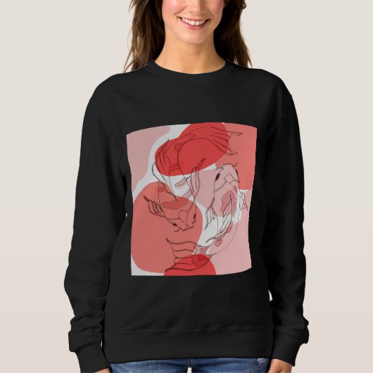 Sweatshirt Poisson Scoop (Devant)