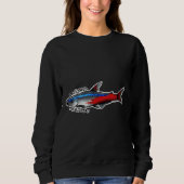 Sweatshirt Poisson Tetra néon (Devant)