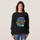 Sweatshirt Poisson tropical 1014 (Devant entier)