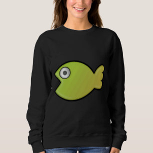 Sweatshirt Poisson Vert Ou Jaune