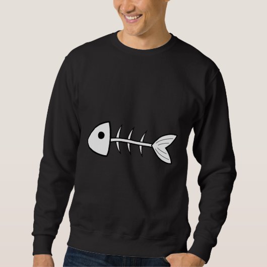 Sweatshirt Poissons Blancs (Devant)