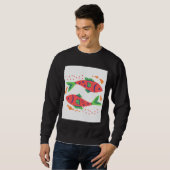 Sweatshirt Poissons colorés (Devant entier)