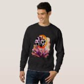 Sweatshirt Poissons peints à l'aquarelle Créatures des profon (Devant entier)