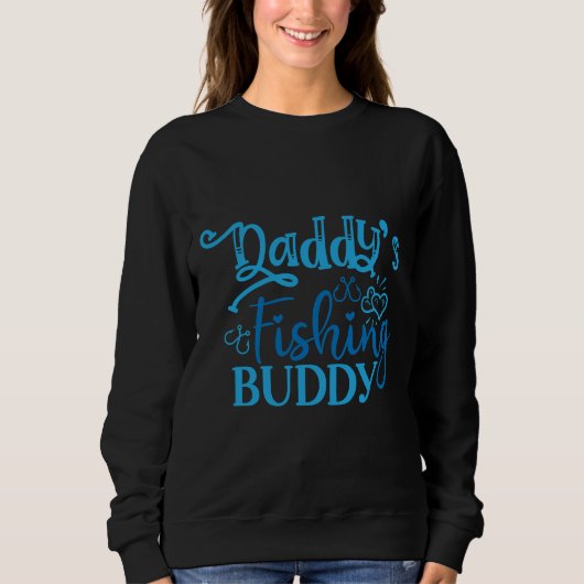 Sweatshirt Poissons s Daddy Pêche Buddy (Devant)