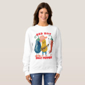 Sweatshirt Poivrons Idiots - Sweat à capuche drôle (Devant entier)