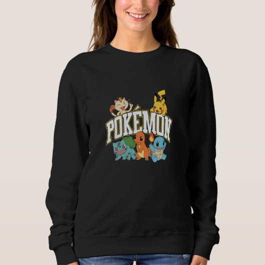 Sweatshirt Pokémon - Groupe Athlétique (Devant)