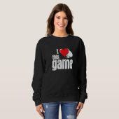 Sweatshirt Poker I like This Game Heart and Spades Poker Prem (Devant entier)