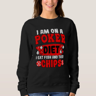 Sweatshirt Poker Jeu joueur Casbler Carte de jeu Main Bluff P