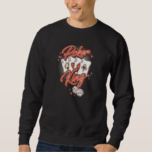 Sweatshirt Poker King Casino Play Cartes Dice