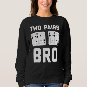Sweatshirt Poker pour les hommes Texas Hold Em Card Joueur