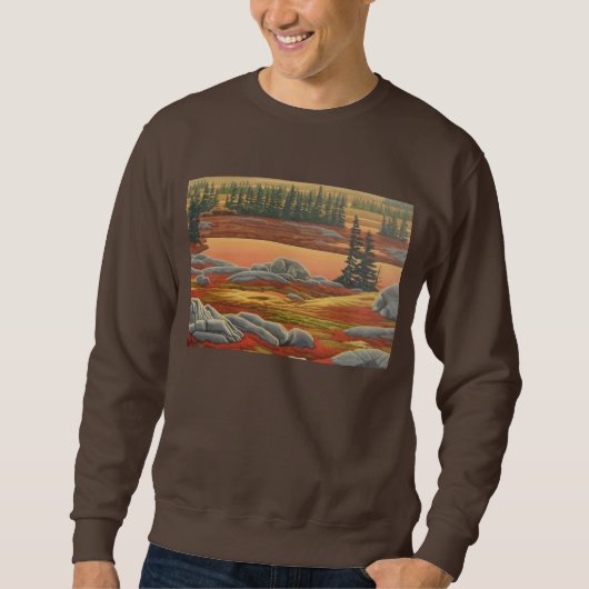 Sweatshirt Polar Ours Art Chemises Tundra Polar Ours Sweatshi (Devant)