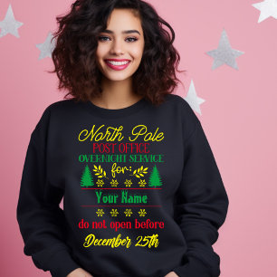 Sweatshirt Pôle Nord Livraison à votre nom