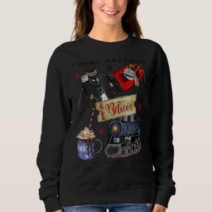 Sweatshirt Pôle Nord Noël Express polaire Tout l'étranger Fun