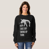 Sweatshirt Pole Vault For Athletics Bar High Jumper Track And (Devant entier)