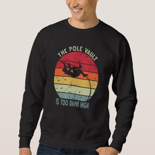 Sweatshirt Pole Vault Vintage habillé Pole voûte (Devant)